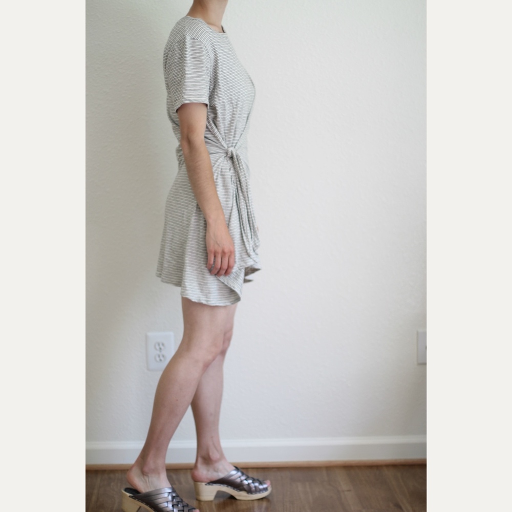 Lush Jenna Tie-Front Dress